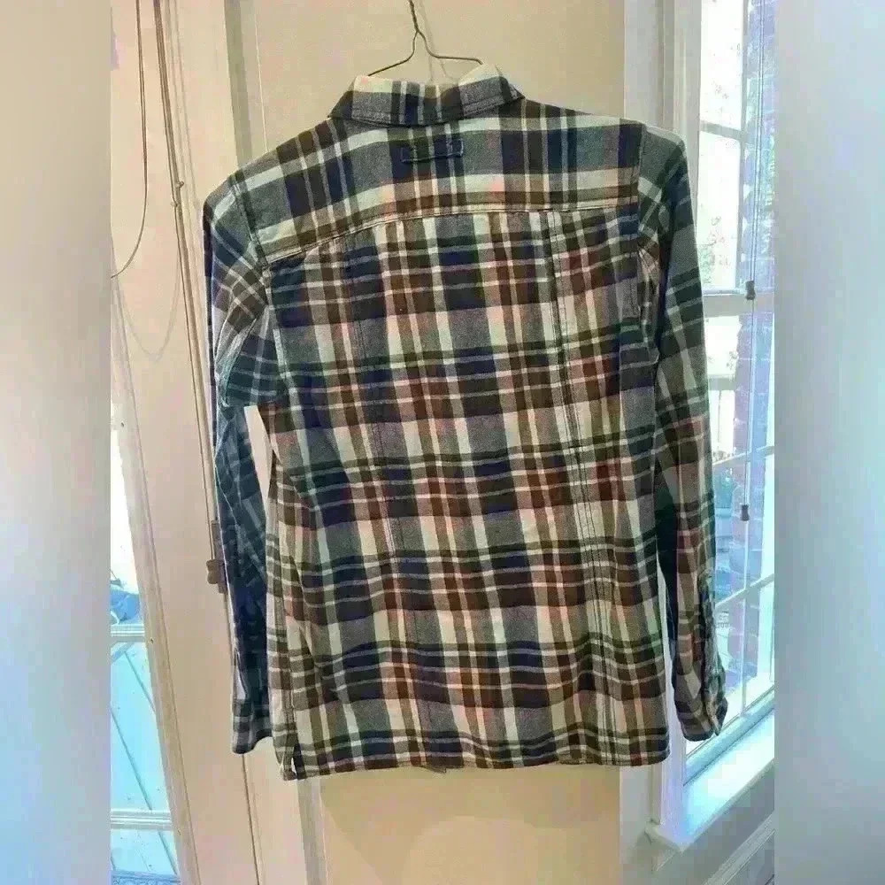 Duluth Trading Co Womens Flannel Shirt Size XS - Picture 5 of 6